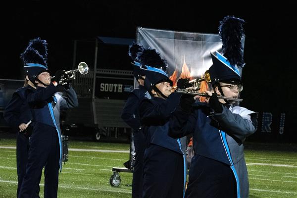 Chesapeake High School Marching Band Performing